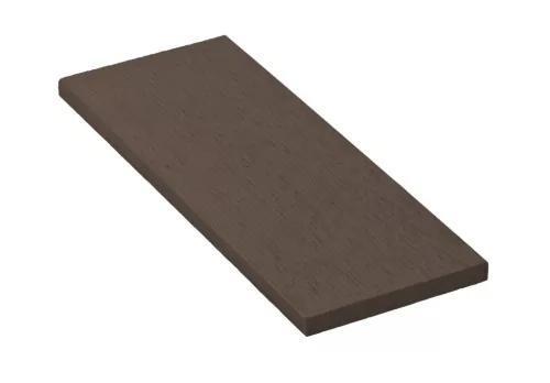 Lapos élzáró 0,9x9x200 cm, WPC, indiai teak