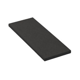 Lapos élzáró 0,9x9x200 cm, WPC, ében