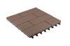 Samoa WPC burkolócsempe színben 2,3x30x30 cm, indai teak