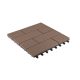 Samoa WPC burkolócsempe színben 2,3x30x30 cm, indai teak