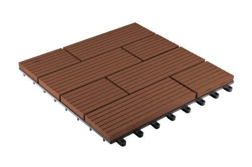 Samoa WPC burkolócsempe 2,3x30x30 cm, cseresznye