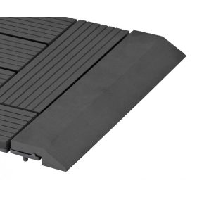 Átvezető profil WPC burkolócsempékhez, 30x7,5 cm egyenes, ében