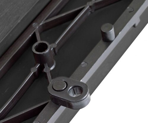 Átvezető profil WPC burkolócsempékhez, 30x7,5 cm egyenes, ében