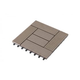 Palmyra WPC burkolócsempe 2,3x30x30 cm, indiai teak