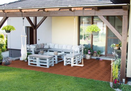 Palmyra WPC burkolócsempe 11 darab, cseresznye