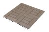 Palmyra WPC burkolócsempe 2,3x30x30 cm, indiai teak