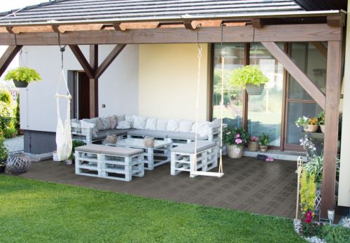 Palmyra WPC burkolócsempe 11 darab, incana