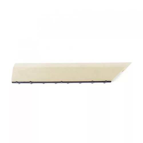Átvezető profil WPC burkolócsempékhez, 38,5x7,5 cm sarok (jobb), cumaru