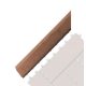 Átvezető profil WPC burkolócsempékhez, 38,5x7,5 cm sarok (bal), cseresznye