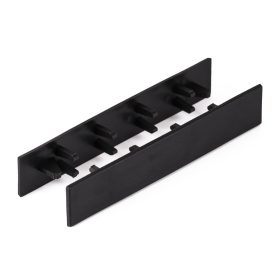 Takaró WPC burkolathoz, műanyag, ébenfa