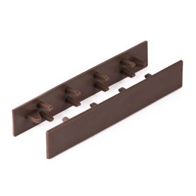 Takaró WPC burkolathoz, műanyag, Indiai Teak