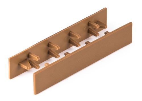 Takaró WPC burkolathoz, műanyag, Cumaru