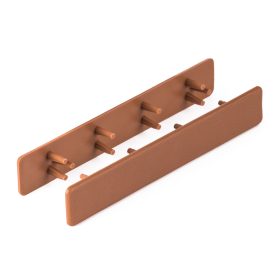 Takaró WPC burkolathoz, műanyag, Light Wood