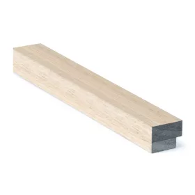 Befejező léc akusztikus panelhez, natúr tölgyfa