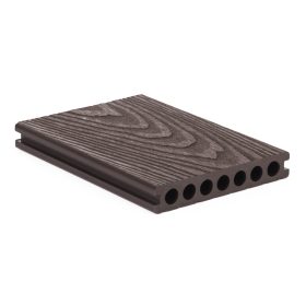 Kütléri burkolólap 2,5x14,8x300 cm, Dark Wood, WPC