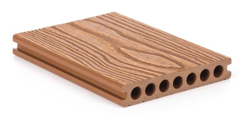 Kültéri burkolólap 2,5x14,8x400 cm, Light Wood, WPC