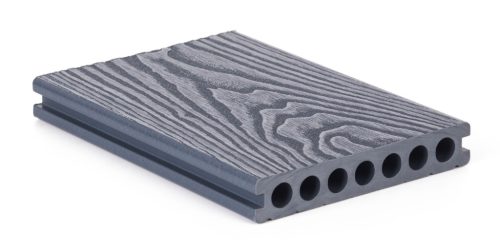 Kültéri burkolólap 2,5x14,8x400 cm, Silver Wood, WPC
