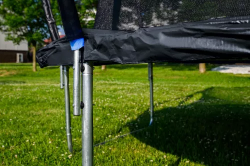 SpaceJump trambulin védőhalóval, létrával, 305 cm fekete