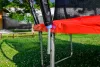 SpaceJump trambulin védőhalóval, létrával, 366 cm piros