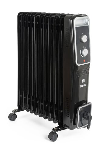 Bromo olajradiátor 2500 W, fekete