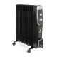 Bromo olajradiátor 2500 W, fekete