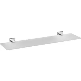 Fala fürdőszobai polc üveg 520 mm Quad Króm