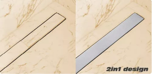 Fala zuhanylefolyó 700 mm forgatható szifonnal Rotary
