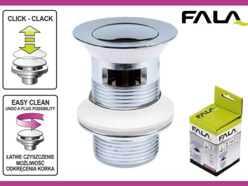 Fala mosdó lefolyó réz