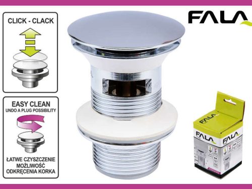 Fala mosdó lefolyó réz