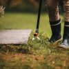 Fiskars hosszúnyelű fűnyíró olló Servo-System GS46