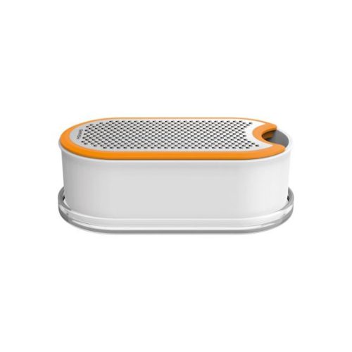 Fiskars reszelő tálkával, fehér Functional Form