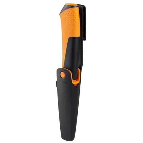 Fiskars általános kés, tokba épített élezővel