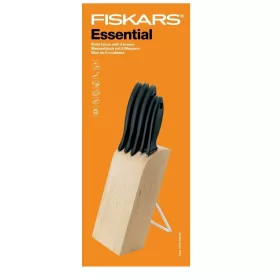Fiskars fa késblokk 5 db késsel Essential