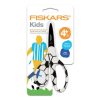 Fiskars Gyerekolló focilabda motívummal, 13 cm