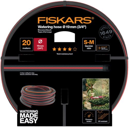 Fiskars locsolótömlő, 19 mm (3/4), 20 m Q4