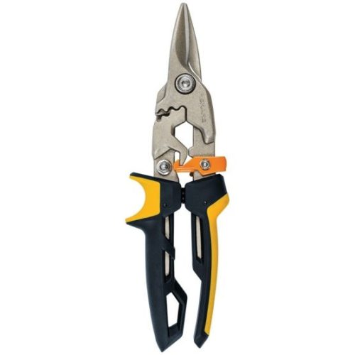 Fiskars egyenes lemezvágó olló PowerGear Aviation