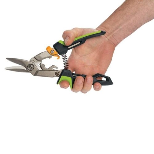 Fiskars jobbkezes lemezvágó olló PowerGear Aviation