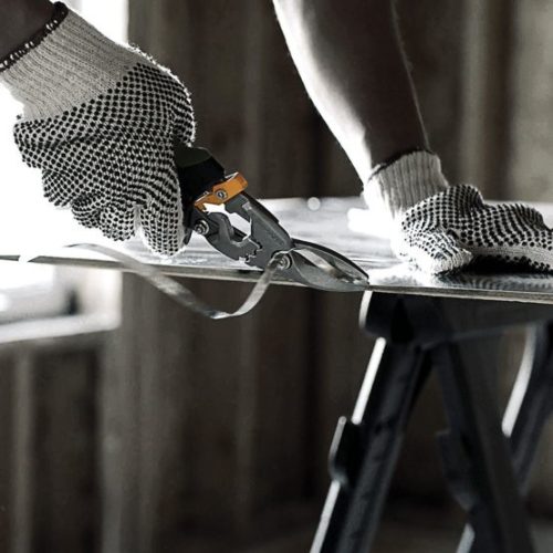 Fiskars jobbkezes lemezvágó olló PowerGear Aviation