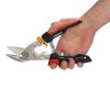 Fiskars balkezes lemezvágó olló PowerGear Aviation Offset