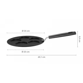 Fiskars amerikai palacsintasütő 24 cm Hard Face
