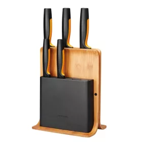Fiskars késblokk bambusz tartóban 5 késes Functional Form