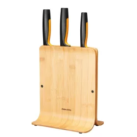 Fiskars késblokk bambusz tartóban 3 késes Functional Form