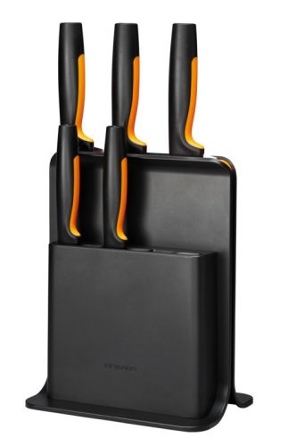 Fiskars Késblokk műanyag tartóban 5 késes Functional Form