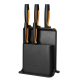 Fiskars késblokk műanyag tartóban 5 késes Functional Form