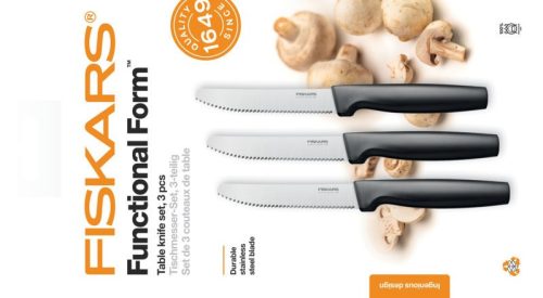 Fiskars asztali késkészlet 3 db-os Functional Form
