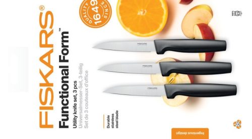 Fiskars általános késkészlet 3 db-os Functional Form