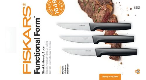 Fiskars steak késkészlet 3 db-os Functional Form