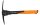 Fiskars csákány, S, 0.68 kg kicsi IsoCore
