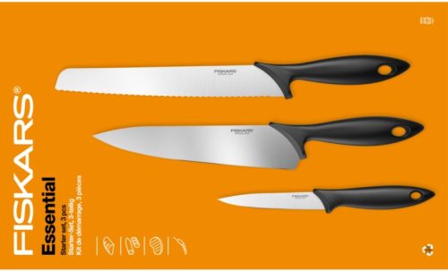 Fiskars 3 db-os kezdő késkészlet Essential