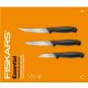 Fiskars 3 db-os zöldségkéskészlet Essential